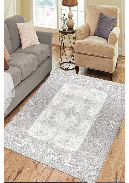 Kaymaz Tabanlı Halı Kolay Süpürülebilir Makinede Yıkanabilir Kilim Dot Tabanlı Salon Halısı 3077D fırsatları