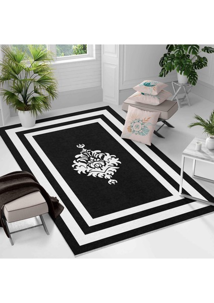 Kaymaz Taban Yıkanabilir Halı – Mutfak, Salon, Yatak Odası Için Modern Dijital Baskı Halı
