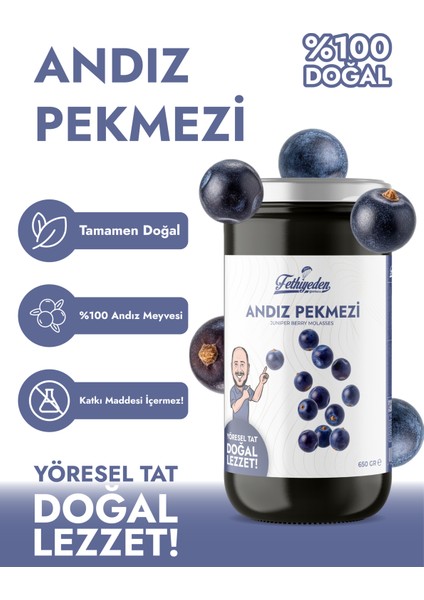 Doğal Katkısız ve Orgranik Andız Pekmezi 650gr