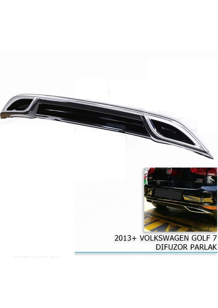 Golf 7 Difüzör Parlak Siyah 2013+