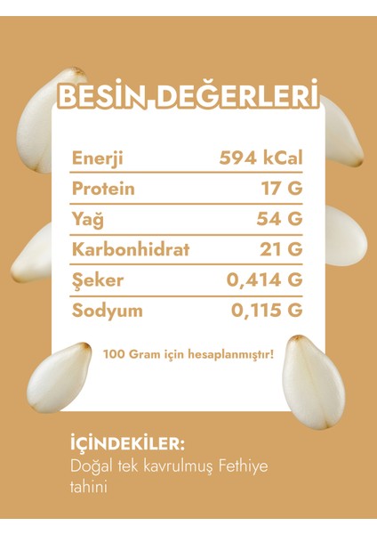 Doğal Katkısız Geleneksel Tek Kavrulmuş Fethiye Tahini 650 gr fiyatları