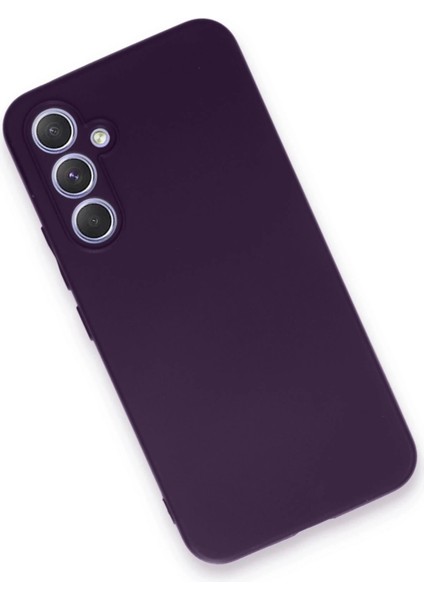 Samsung Galaxy A54 5g Kılıf First Silikon - Mor modelleri