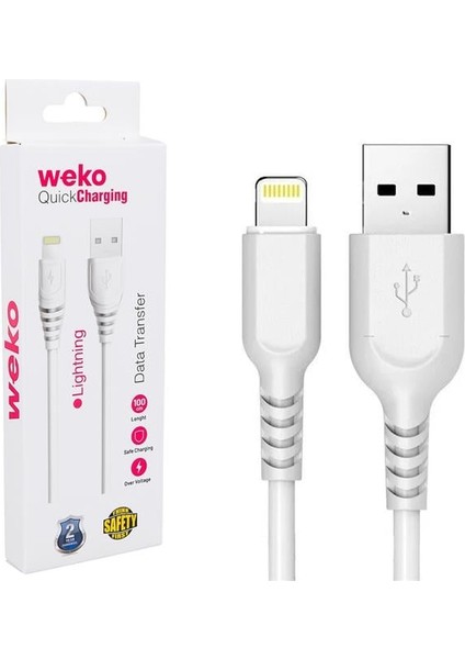 WK-22019 USB To Lightning Telefon Şarj Kablosu