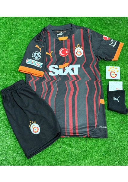 5-Yıldızlı 2024/25 Galatâsarây./ Isimsiz /alternatif Siyah Çocuk Forması 5-Yıldızlı fiyatları