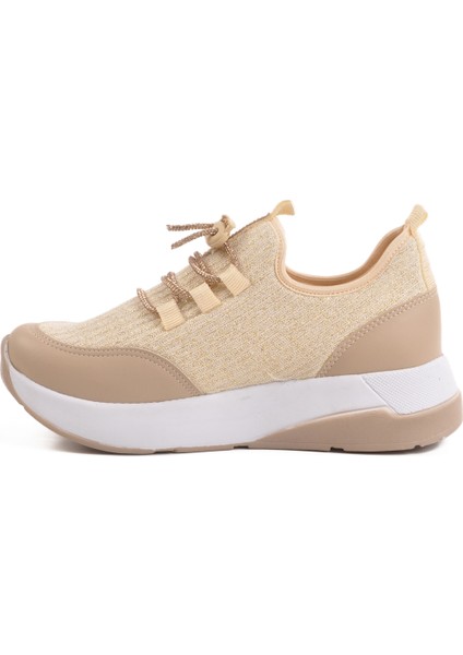 Bej Fileli Kadın Günlük Ayakkabı 702465 Z fiyatları