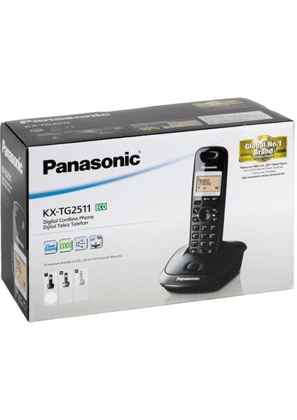 KX-TG2511 Siyah Dect Telsiz Telefon modelleri
