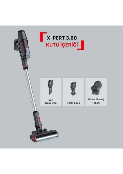 TY6983TR X-Pert 3.60 Kablosuz Şarjlı Dikey Süpürge