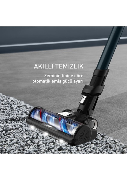 TY9AC X-force Flex 13.60 Allergy Aqua Aerospin Kablosuz Şarjlı Dikey Süpürge - 150 Air Watt