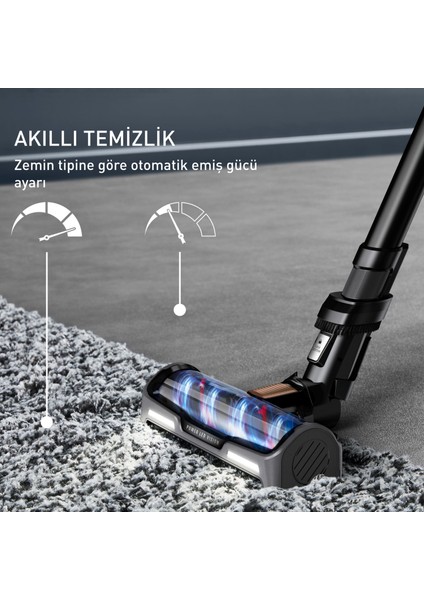 TY99F1 X-Force Flex 15.60 Animal Evcil Hayvan Dostu Kablosuz Şarjlı Dikey Süpürge - 230 Air Watt indirimleri