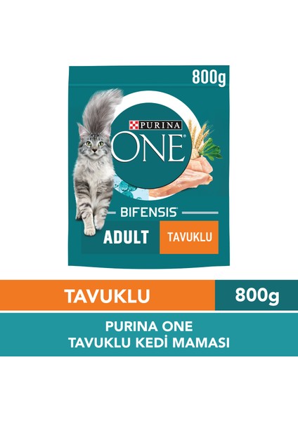 Purina One Tavuklu Yetişkin Kedi Maması 800GR