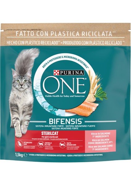 One Somonlu Kısırlaştırılmış Kedi Maması 1,5 kg fiyatları