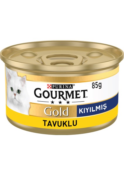 Gold Kıyılmış Tavuklu Konserve Yetişkin Kedi Maması 24 x 85 G fiyatları