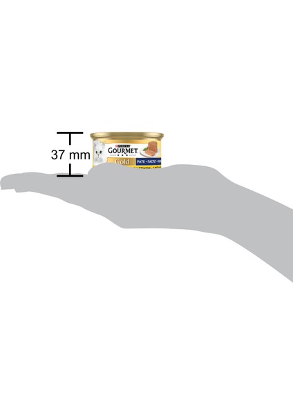 Gold Kıyılmış Tavuklu Konserve Yetişkin Kedi Maması 24 x 85 G fırsatları