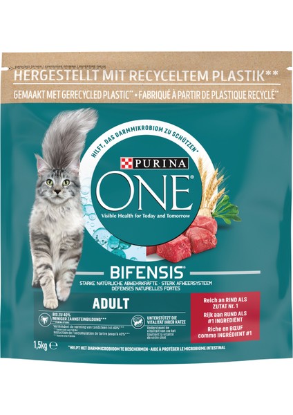 Bifensis Yetişkin Kediler Için Sığır Etli Kuru Mama 1.5 kg fiyatları