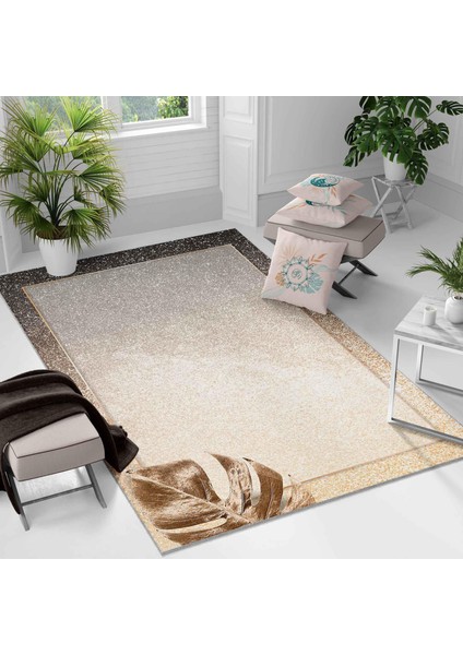 Kaymaz Taban Yıkanabilir Halı – Mutfak, Salon, Yatak Odası Için Modern Dijital Baskı Halı