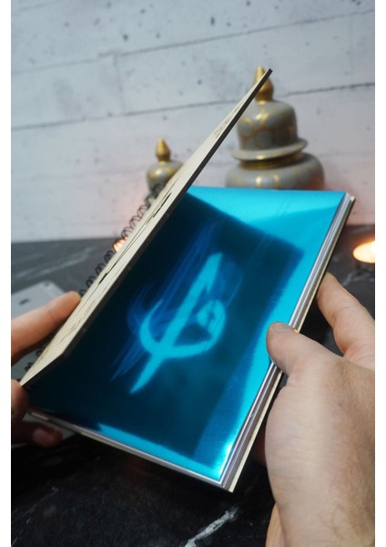 Elif Vav Temalı Ahşap Kapaklı Defter - Noktalı Defter - Ajanda - Okul Defteri (A5 - 120 Sayfa) fiyatları