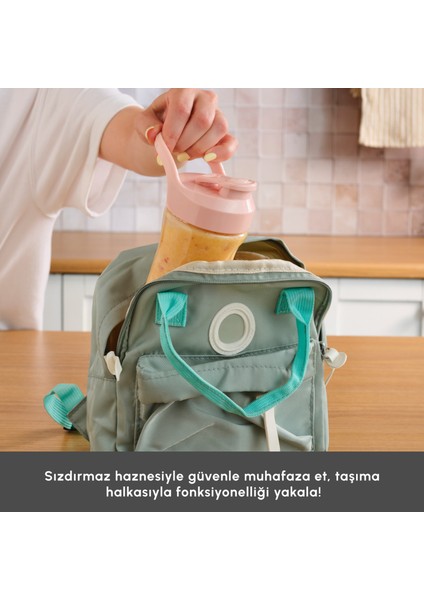 Retro Personal Kişisel Smoothie Blender Pink