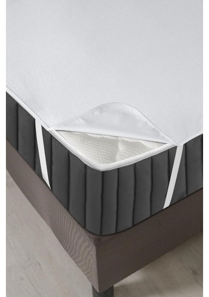 Alez Pamuklu Dört Köşe Lastik Yatak Koruyucu 160*200 cm fiyatları