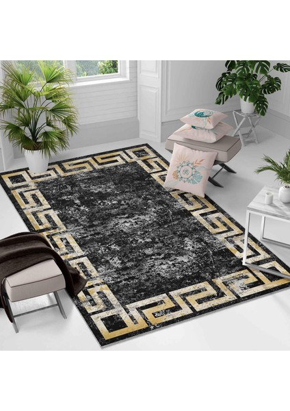 Kaymaz Taban Yıkanabilir Halı – Mutfak, Salon, Yatak Odası Için Modern Dijital Baskı Halı