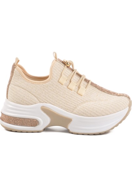 Bej Fileli Kadın Günlük Ayakkabı 702322 Z modelleri