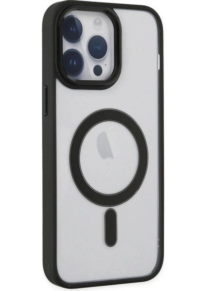 iPhone 14 Pro Kılıf Room Magneticsafe Silikon - Siyah