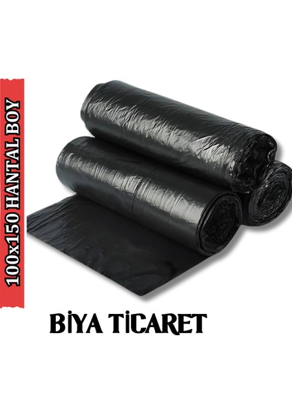 Hantal Boy Çöp Poşeti 800 Gr. – 100X150 cm – Siyah