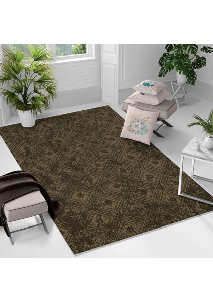 Kaymaz Taban Yıkanabilir Halı – Mutfak, Salon, Yatak Odası Için Modern Dijital Baskı Halı