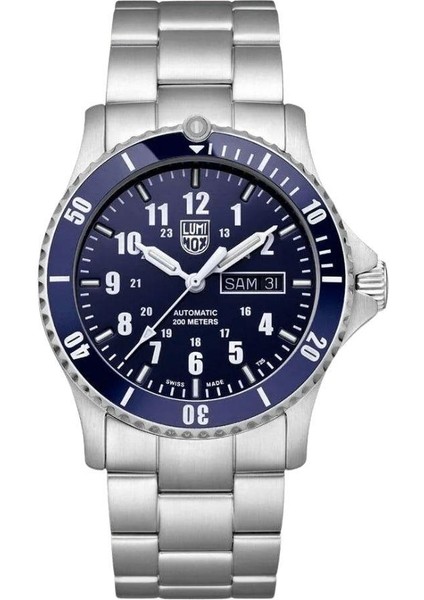 XS.0924 Lumınox Sport Tımer Automatıc 0920 (Isviçre Üretimi Sellita Sw 220-1 Mekanizmalı) Erkek Kol Saati