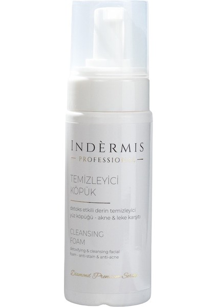 Indermis Temizleyici Yüz Köpüğü – Detoks Etkili & Leke Karşıtı