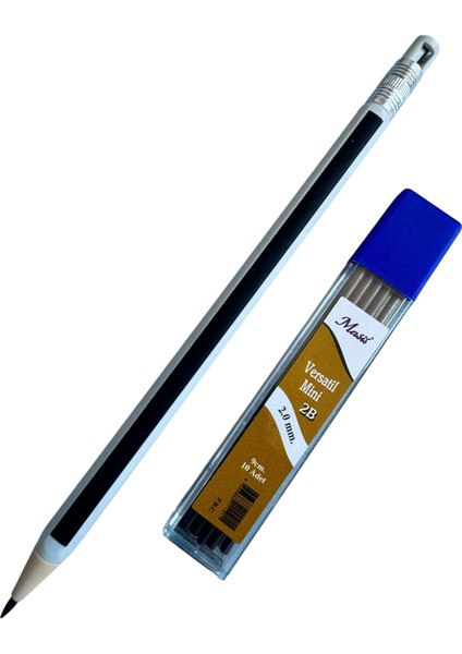 2.0mm Mekanik Kurşun Kalem Seti, 10 Adet Yedek Uç Ile, Pastel Renkli fiyatları