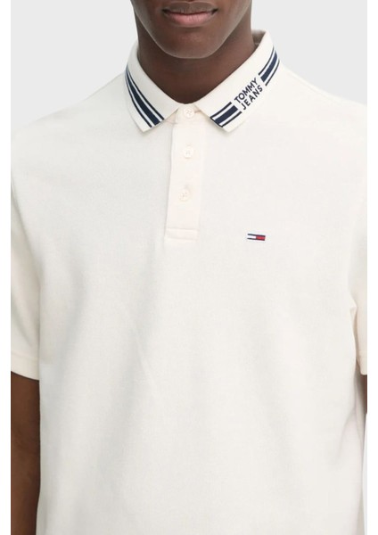 Erkek Beyaz Regular Fit Polo Yaka T-Shirt modelleri