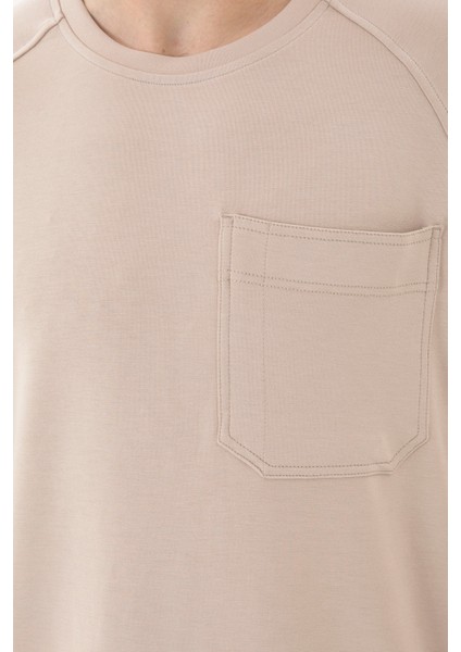 Erkek Bej Sweatshirt 50270814-VR011