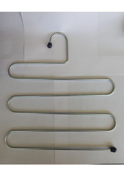 5 Katlı Metal Pantolon Askısı Dolap Içi Düzenleyici 1 Adet Pantolon Eşarp Şal Askısı indirimleri