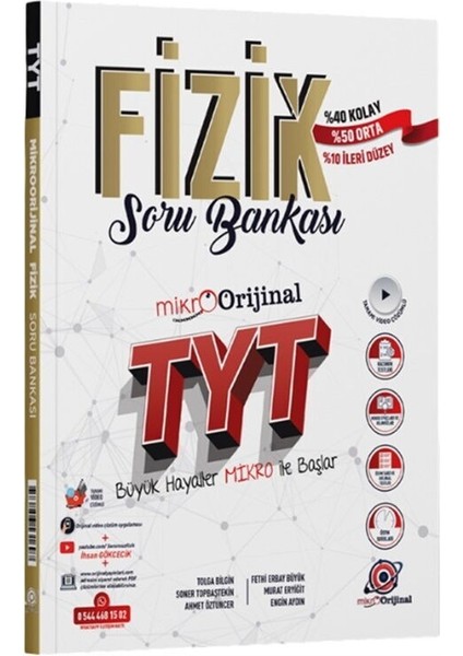 Tyt Fizik Soru Bankası Orijinal Mikro