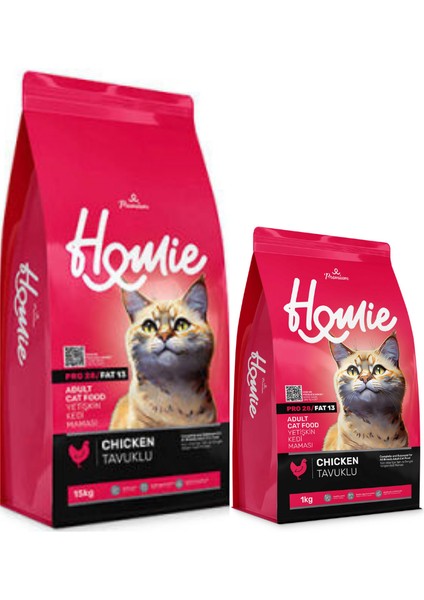 Hediyeli Tavuklu Kedi Maması 15KG
