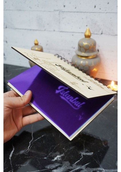 Istanbul Yazılı Ahşap Plan Defteri - Tarihsiz Ajanda - Haftalık Planlayıcı (Ahşap Planlayıcı) A5 fiyatları