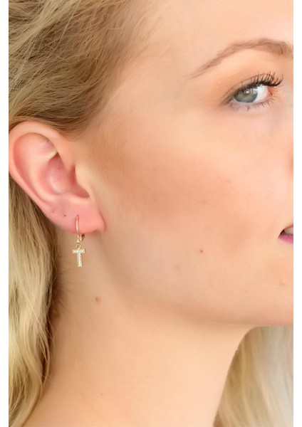 T Harf Bayan Küpe - Lisinya