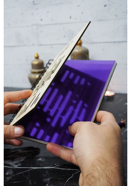 Müzik Ritmi Temalı Ahşap Kapaklı Defter - Çizgili Defter - Ajanda - Okul Defteri (A5 - 120 Sayfa) fiyatları