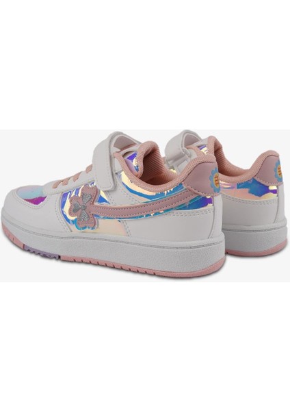 Dina Beyaz Cırtlı Ortopedik Sneakers Kız Çocuk Spor Ayakkabı fırsatları