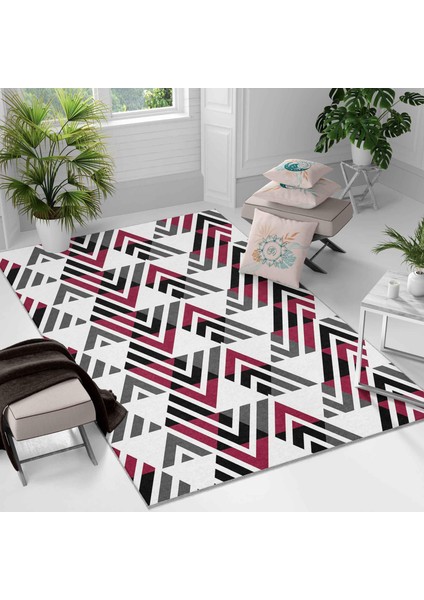 Kaymaz Taban Yıkanabilir Halı – Mutfak, Salon, Yatak Odası Için Modern Dijital Baskı Halı