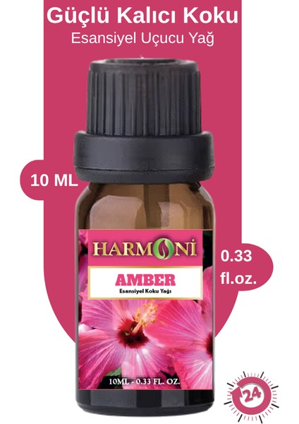 Amber Çiçeği Esansiyel Uçucu Koku 10ML Difüzör Esansı Buhurdanlık Yağı ve Oda Kokusu