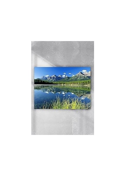 (4087) Dağ ve Göl Mazara Poster 70X100 cm