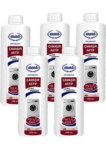 Çamaşır Aktif 5 x 1000 ml Özel Set