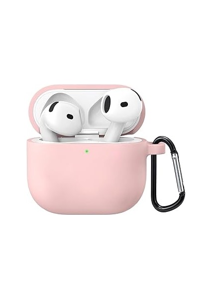 Microsoic 4.esil/ac Liquid Silicoe Laa Pembe [airpods 4 ile Uyumlu Kılıf - Pembe]