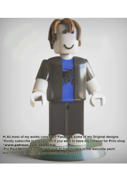 Roblox Karakter Pastırma Saç - Roblox Bacon Hair