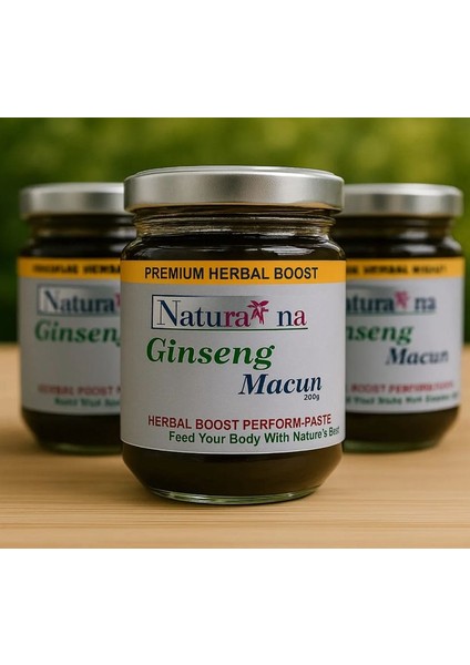 Ginseng Bitkisel Performance Macun 3x 230 gr Kuvvet Epimedyunlu Macun (3 Kavanoz)