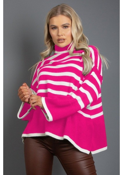 Kadın Uzun Kollu Balıkçı Yaka Ispanyol Kol Triko Bluz fırsatları