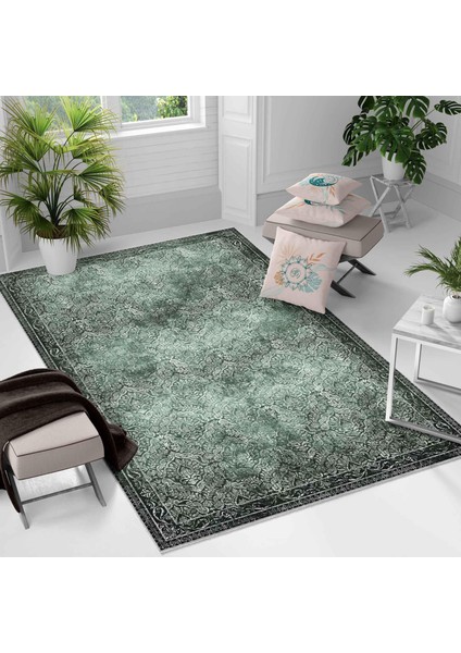 Kaymaz Taban Yıkanabilir Halı – Mutfak, Salon, Yatak Odası Için Modern Dijital Baskı Halı