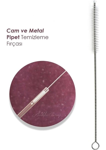 3’lü 24 cm Pipet Temizleme Teli – Ince Alanlar Için Fırça, Paslanmaz, Dar Yüzey Temizleyici fiyatları