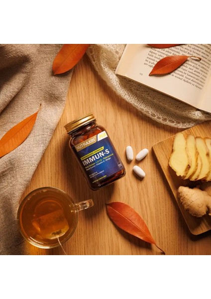 immun-S 60 Tablet Beta Glukan Afrika Sardunyası Çörek Otu Zencefil Vitamin C